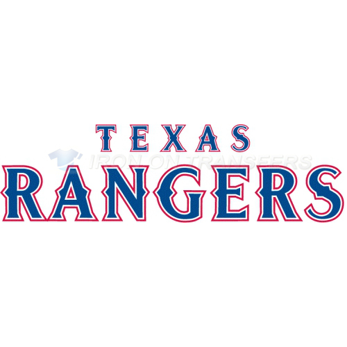 Texas Rangers Iron-on Stickers (Heat Transfers)NO.1977